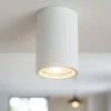 Faretti Da Soffitto-IsyLuce faretto da soffitto cilindro gesso bianco