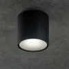 Faretti Da Esterno-IsyLuce faretto da soffitto per esterno cilindro antracite ip54