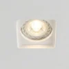Faretti Da Incasso-IsyLuce faretto in gesso quadrato da incasso per controsoffitto