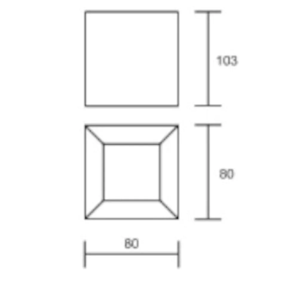 Faretti Da Soffitto-IsyLuce faretto led cubo 12w 3000k bianco
