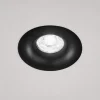 Faretti Da Incasso-IsyLuce faretto nero rotondo da incasso per cartongesso