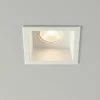 Faretti Da Incasso-IsyLuce faretto quadrato bianco da incasso per soffitto