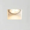 Faretti Da Incasso-IsyLuce faretto quadrato in gesso da incasso a soffitto