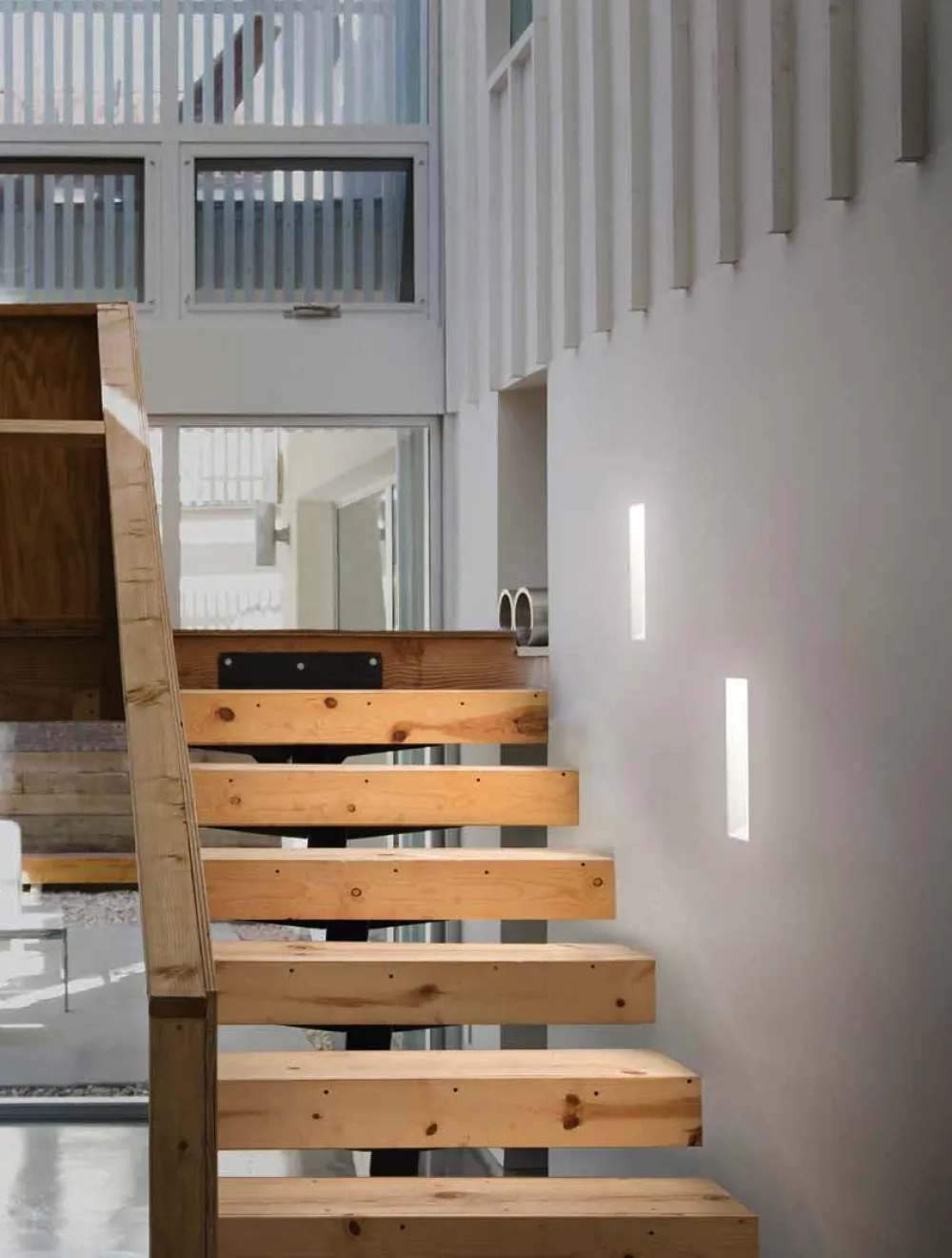 Segnapasso Led-IsyLuce faretto segnapasso gesso da incasso a scomparsa per scale