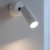 Applique Da Parete-IsyLuce focus slim applique led bianco orientabile led 5w 3000k