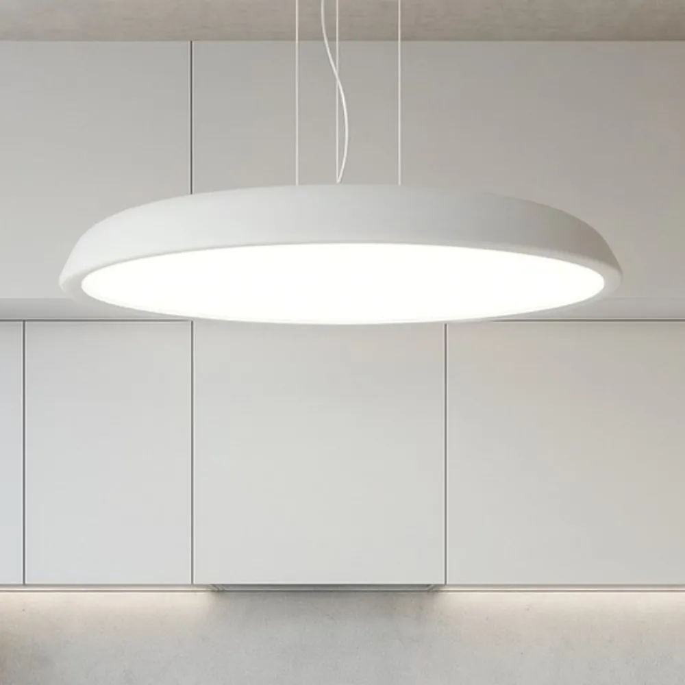 Lampadari Cucina-IsyLuce grande lampadario zenal bianco per cucina led 108w 3000k 4000k dimmerabile