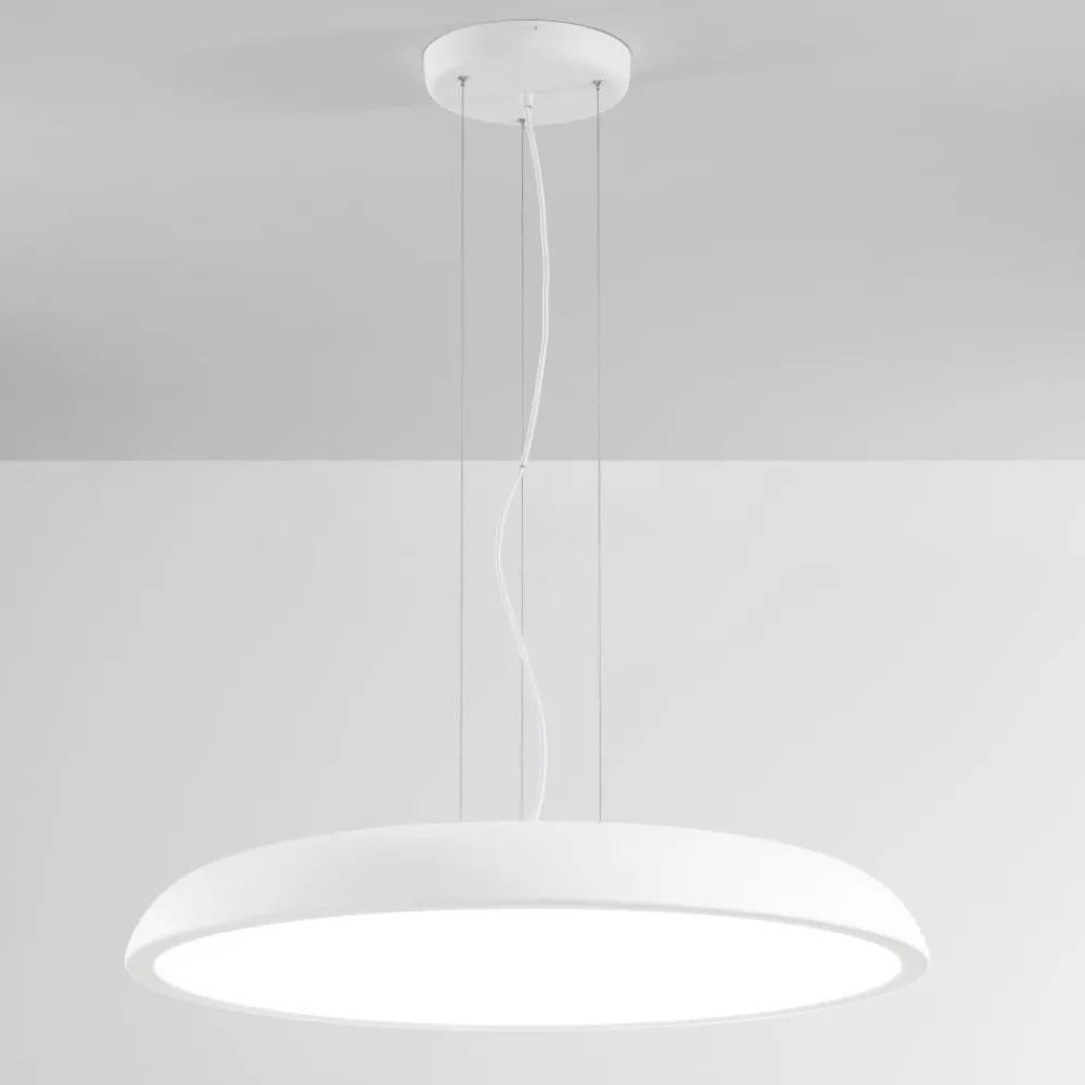 Lampadari Cucina-IsyLuce grande lampadario zenal bianco per cucina led 108w 3000k 4000k dimmerabile