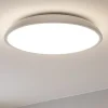 Plafoniere Moderne-IsyLuce grande plafoniera bianca zenal led 108w 3000k 4000k dimmerabile