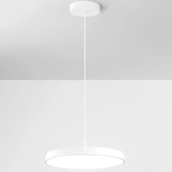 Lampadari Cucina-IsyLuce lampadario bianco da cucina led 39w 3000k 4000k dimmerabile