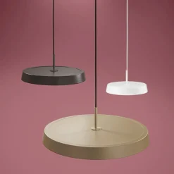 Lampadari Cucina-IsyLuce lampadario da cucina urban bianca led 18w 3000k 4000k dimmerabile