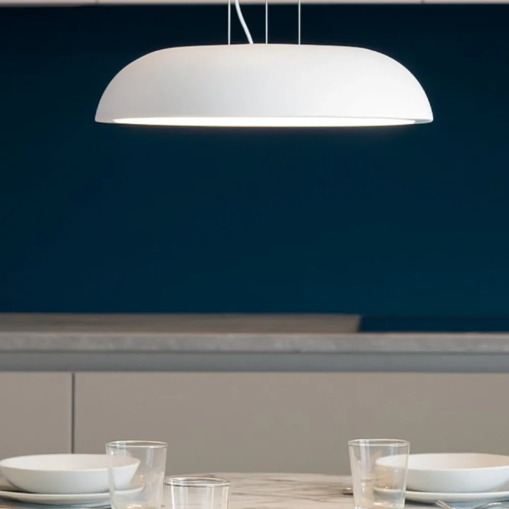 Lampadari Cucina-IsyLuce lampadario da cucina zenal bianca led 27w 3000k 4000k dimmerabile