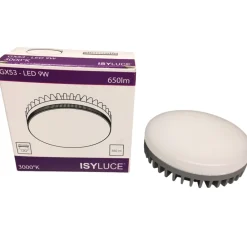 Lampadine Led-IsyLuce lampadina led gx53 9w 4000k 650lm ottica 120