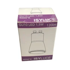 Lampadine Led-IsyLuce lampadina led 1,5w gu10 35mm 4000k 120lm ottica 36 fp