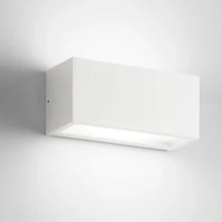 Applique Da Esterno-IsyLuce metro applique da esterno 24w 3000k bianco moderna