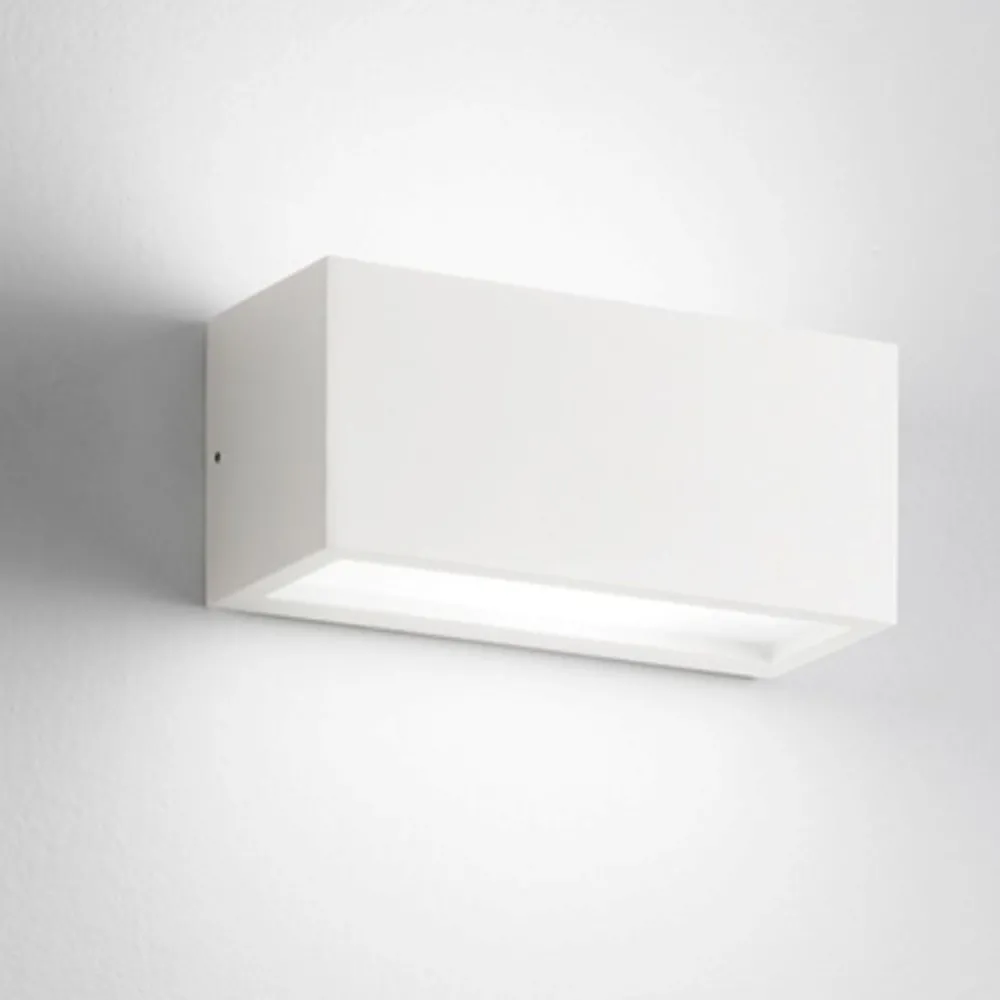 Applique Da Esterno-IsyLuce metro applique da esterno 24w 3000k bianco moderna