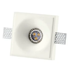 Faretti Da Incasso-IsyLuce mini faretto rotondo di gesso incasso per controsoffitto