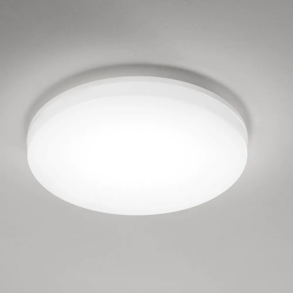 Plafoniere Bagno-IsyLuce plafoniera da bagno moderna rotonda bianca led 50w cct ip54