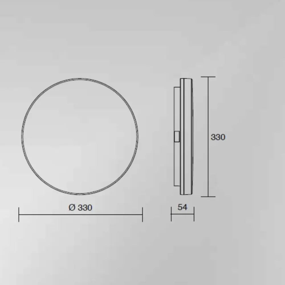Plafoniere Bagno-IsyLuce plafoniera da bagno moderna rotonda bianca led 50w cct ip54