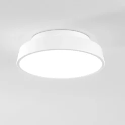 Plafoniere Moderne-IsyLuce plafoniera led 3000k 4000k rotonda bianca