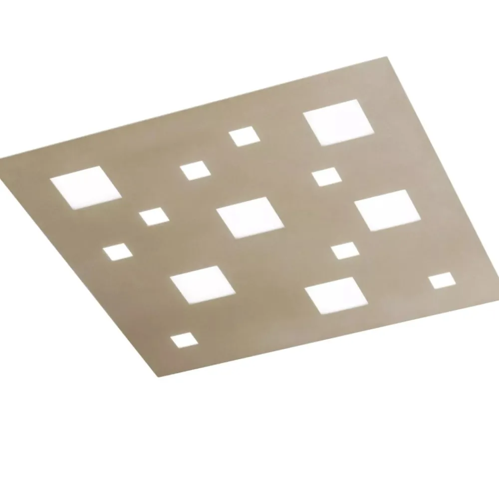 Plafoniere Moderne-IsyLuce plafoniera led 60w 3000k quadrata