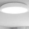 Plafoniere Moderne-IsyLuce plafoniera zenal bianca led 27w 3000k 4000k dimmerabile