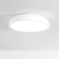 Plafoniere Moderne-IsyLuce plafoniera zenal bianca led 27w 3000k 4000k dimmerabile