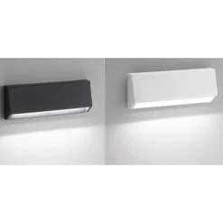 Segnapasso Led-IsyLuce segnapasso led per esterno 4w 3000k doppia cover antracite bianco