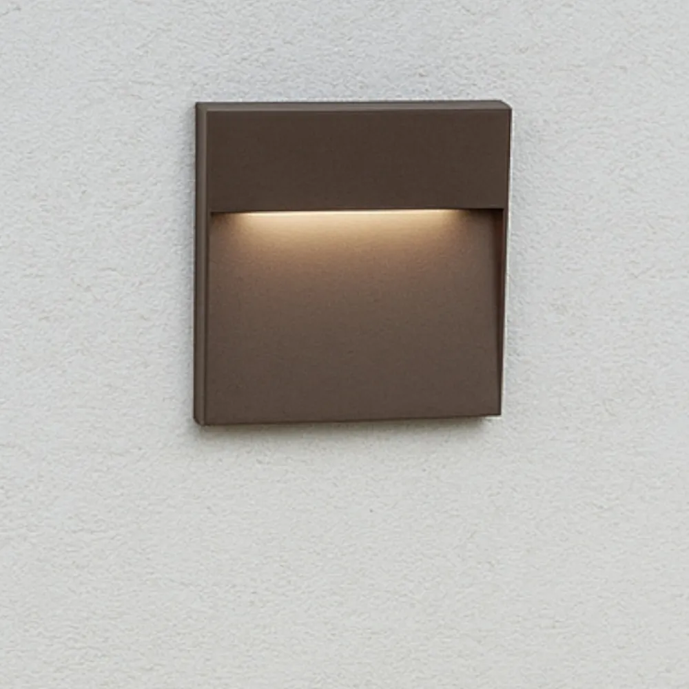 Segnapasso Led-IsyLuce segnapasso led 6w 3000k esterno marrone corten