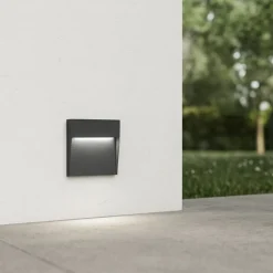 Segnapasso Led-IsyLuce segnapasso led 6w 3000k per esterno antracite