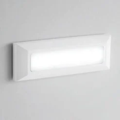 Segnapasso Led-IsyLuce segnapasso per esterno led 4w 3000k cover bianco antracite