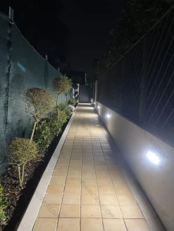 Segnapasso Led-IsyLuce segnapasso per esterno led 4w 4000k cover bianco antracite