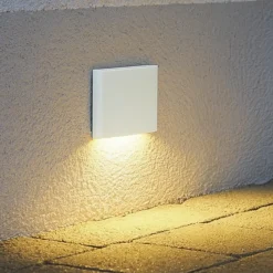 Segnapasso Led-IsyLuce segnapasso quadrato led 3w 3000k moderna bianco
