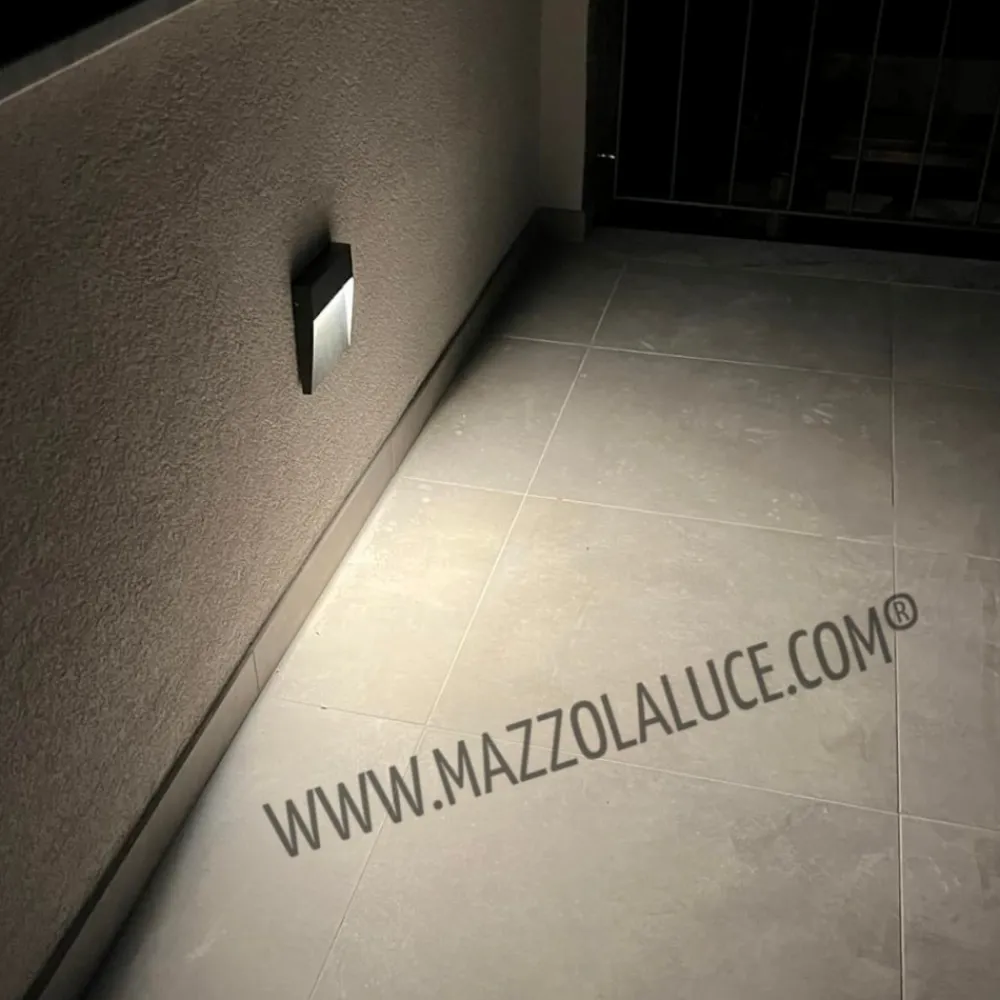 Segnapasso Led-IsyLuce step segnapasso led per esterno 6w 4000k corten