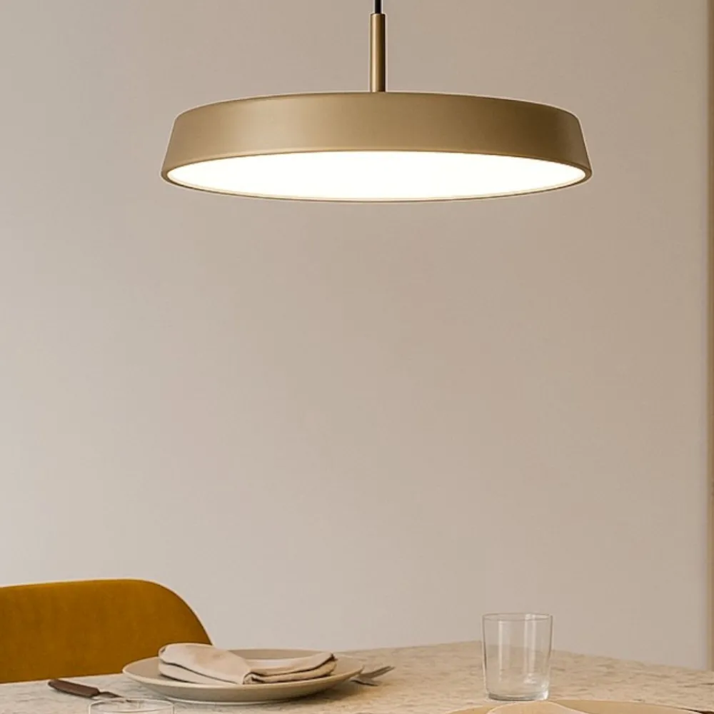 Lampadari Cucina-IsyLuce urban lampadario da cucina sabbia led 42w 3000k 4000k dimmerabile