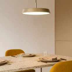 Lampadari Cucina-IsyLuce urban lampadario da cucina sabbia led 42w 3000k 4000k dimmerabile