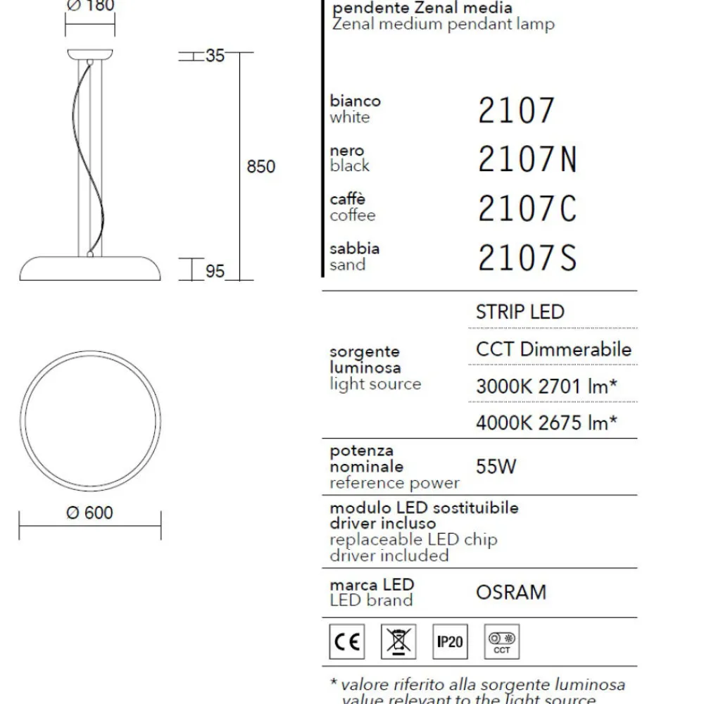 Lampadari Cucina-IsyLuce zenal lampadario da cucina marrone led 55w 3000k 4000k dimmerabile