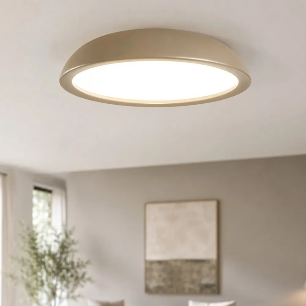 Plafoniere Moderne-IsyLuce zenal plafoniera rotonda led 3000k 4000k dimmerabile