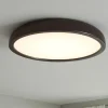 Plafoniere Moderne-IsyLuce zenal plafoniera sabbia rotonda led 55w 3000k 4000k dimmerabile