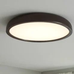 Plafoniere Moderne-IsyLuce zenal plafoniera sabbia rotonda led 55w 3000k 4000k dimmerabile