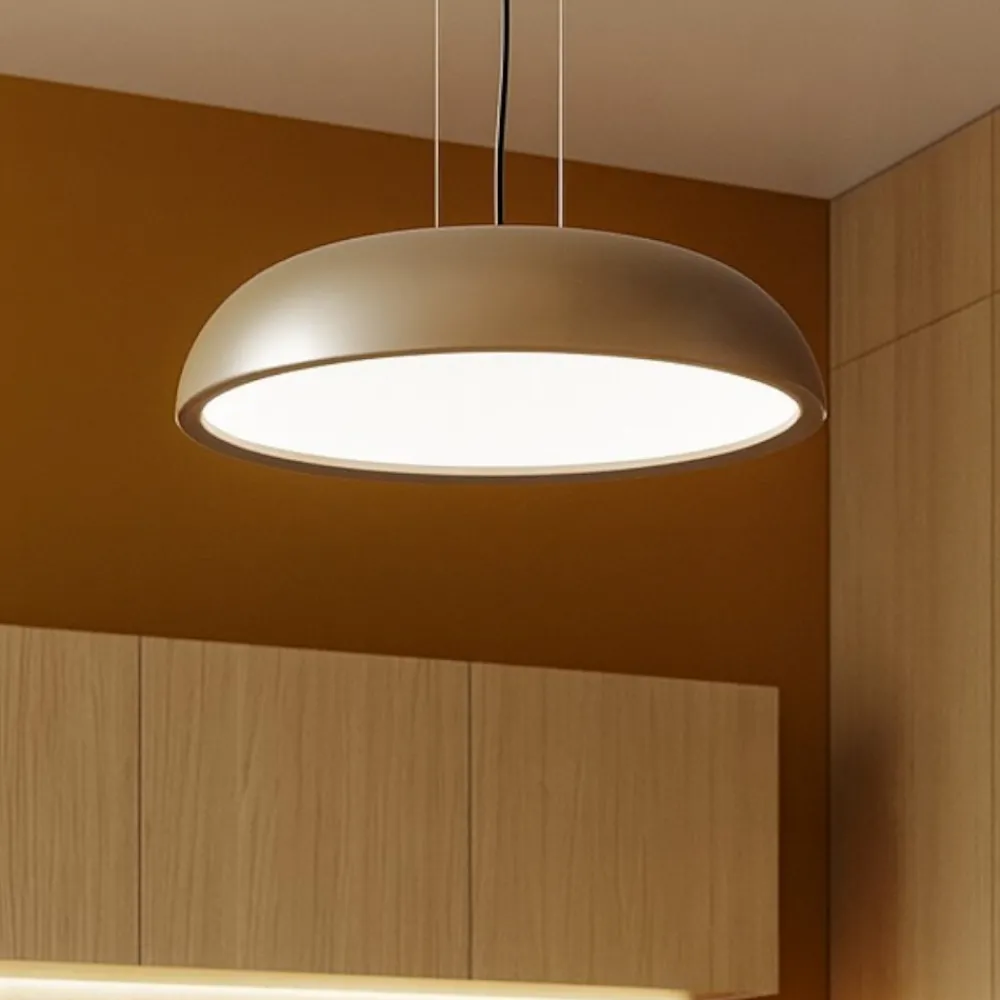 Lampadari Cucina-IsyLuce zenel lampada a sospensione sabbia moderna led 27w dimmerabile