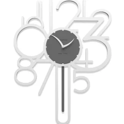 Orologi Da Parete Moderni-Selezionato da Mazzolaluce Joseph orologio a pendolo moderno da parete legno bianco antracite
