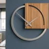Orologi Da Parete Moderni-Selezionato da Mazzolaluce Karl orologio da parete moderno legno zingana grigio