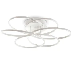Plafoniere Moderne-Ideal Lux Karol pl d76 plafoniera da soffitto led 99w 4000k per salotto moderno