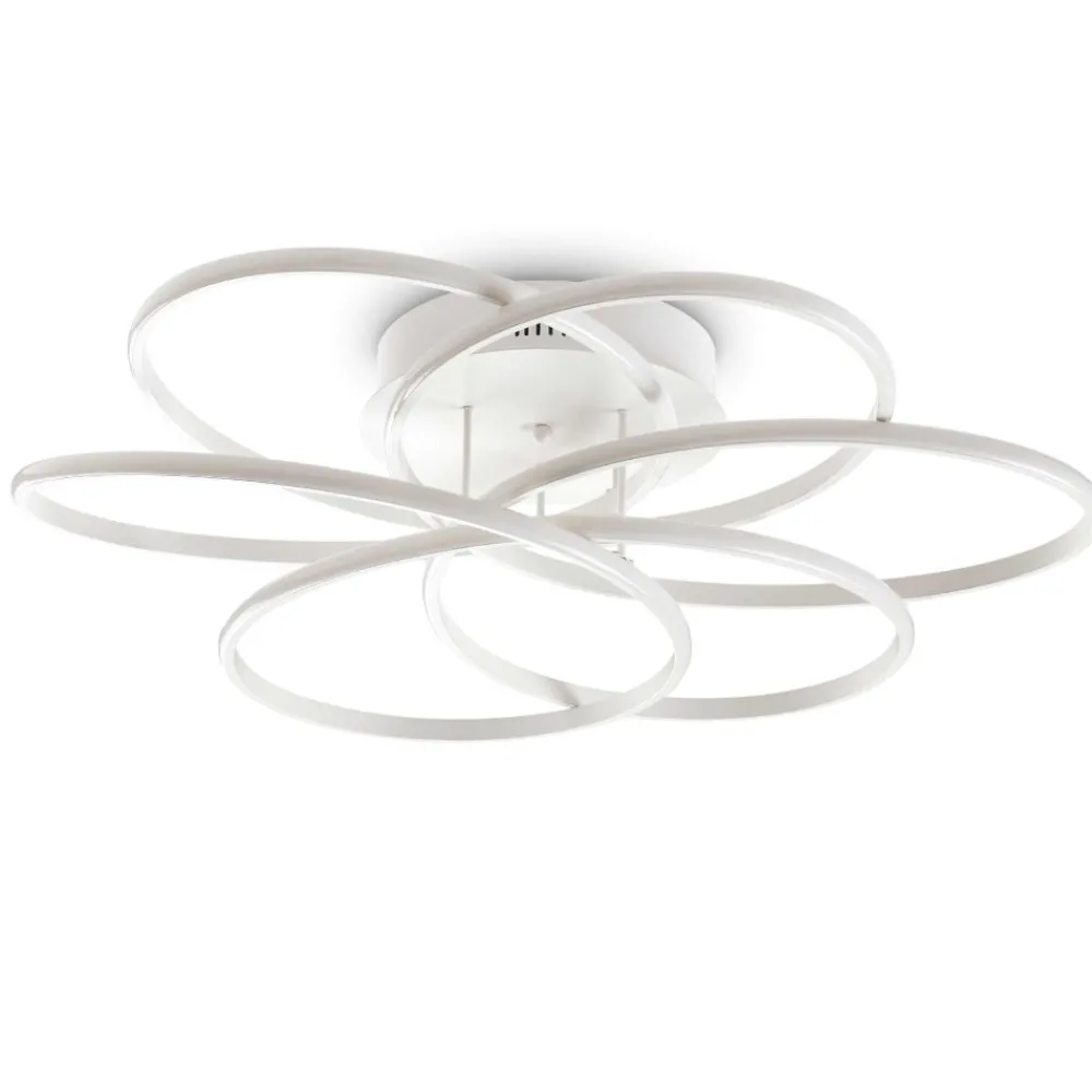 Plafoniere Moderne-Ideal Lux Karol pl d76 plafoniera da soffitto led 99w 4000k per salotto moderno