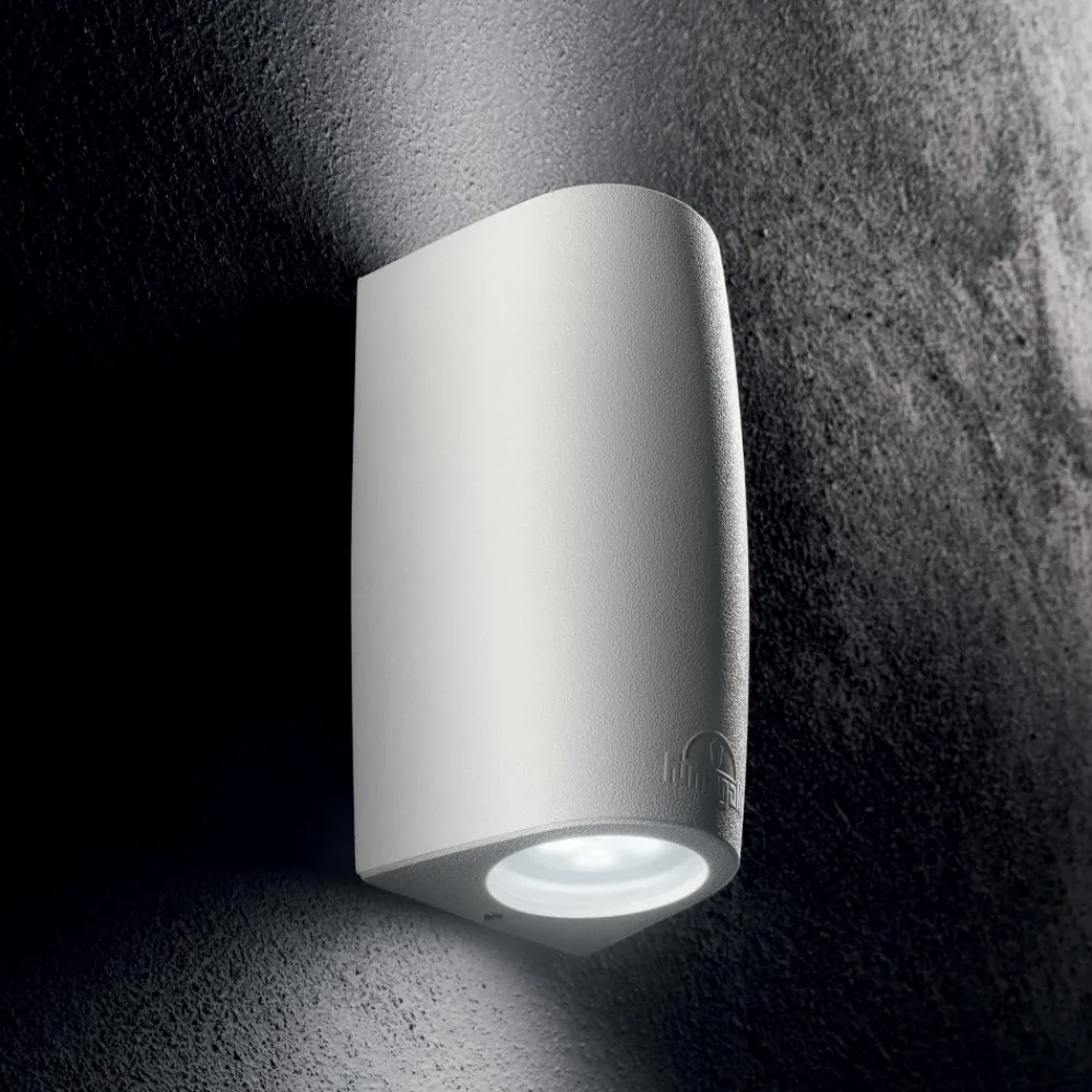 Applique Da Esterno-Ideal Lux Keope ap2 applique da esterno bianco bi-emissione