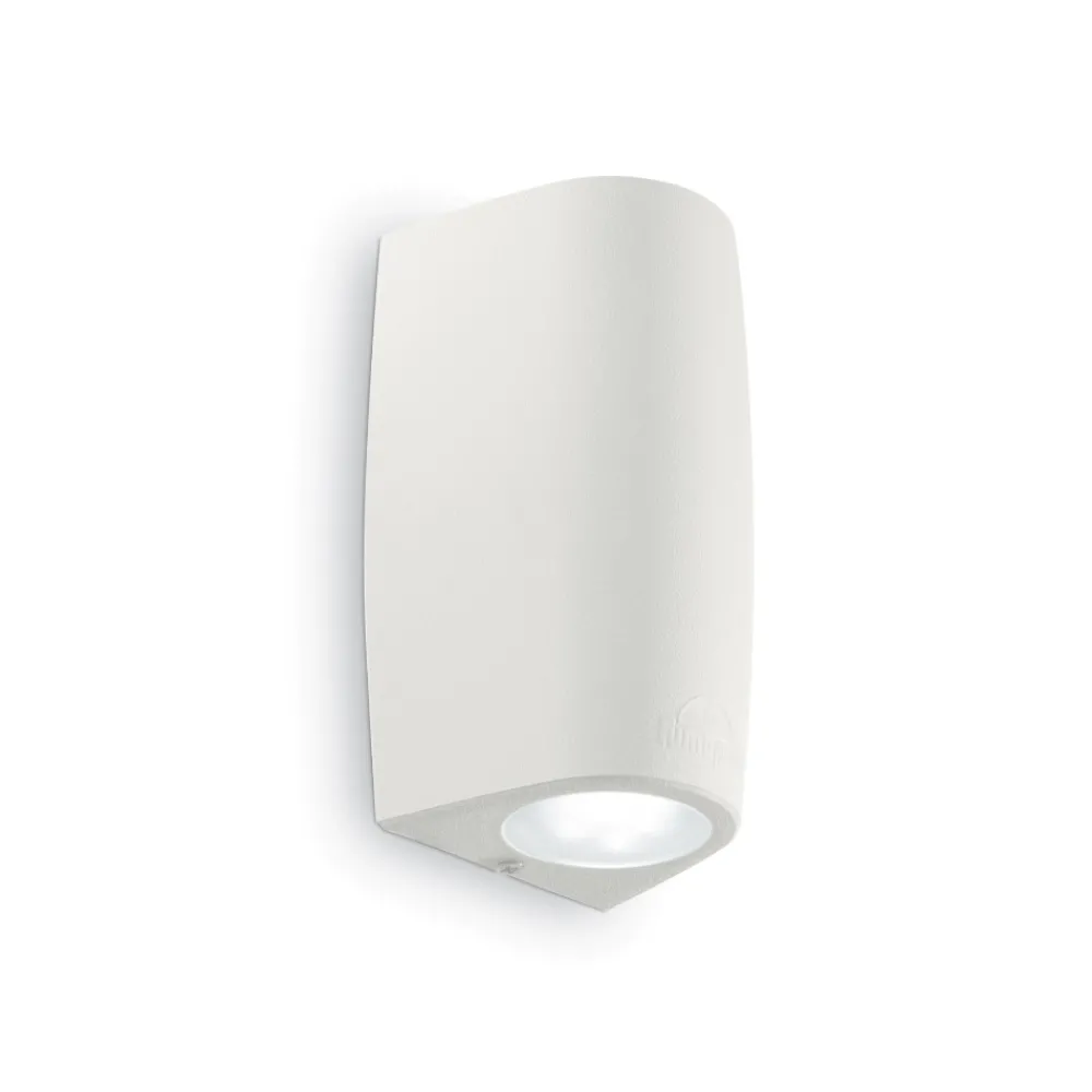 Applique Da Esterno-Ideal Lux Keope ap2 applique da esterno bianco bi-emissione