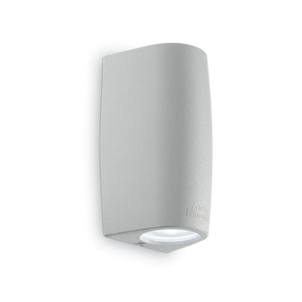 Applique Da Esterno-Ideal Lux Keope ap2 applique da esterno ip55 grigio