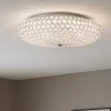 Plafoniere Moderne-Ideal Lux King pl9 plafoniera 53cm per soggiorno cristallo trasparente