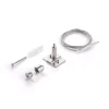 Accessori-Ideal Lux Kit cavo singolo acciaio 2mt sospensione binario monofase 48v