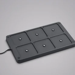 Lampade Da Tavolino Esterno-Selezionato da Mazzolaluce Kit 6 lampade da tavolo senza fili nero portatili per esterno ristorante